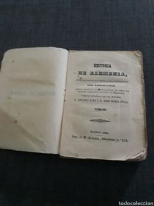 Libros antiguos: HISTORIA DE ALEMANIA. POR KOHLRAUSCH. 1846